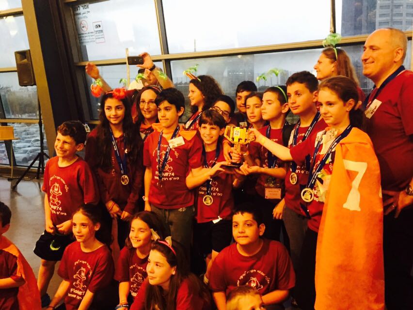 נבחרת הרובוטיקה מבי"ס רבין בשוהם