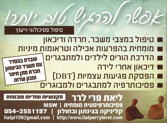 ליאת פרי לרר שמינית מדריך